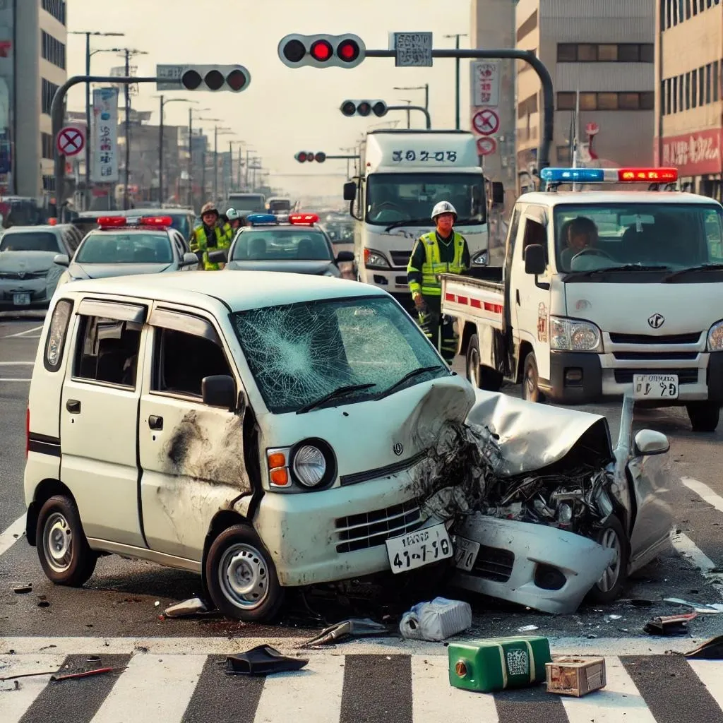 軽貨物ドライバー必見！事故時の対応マニュアル