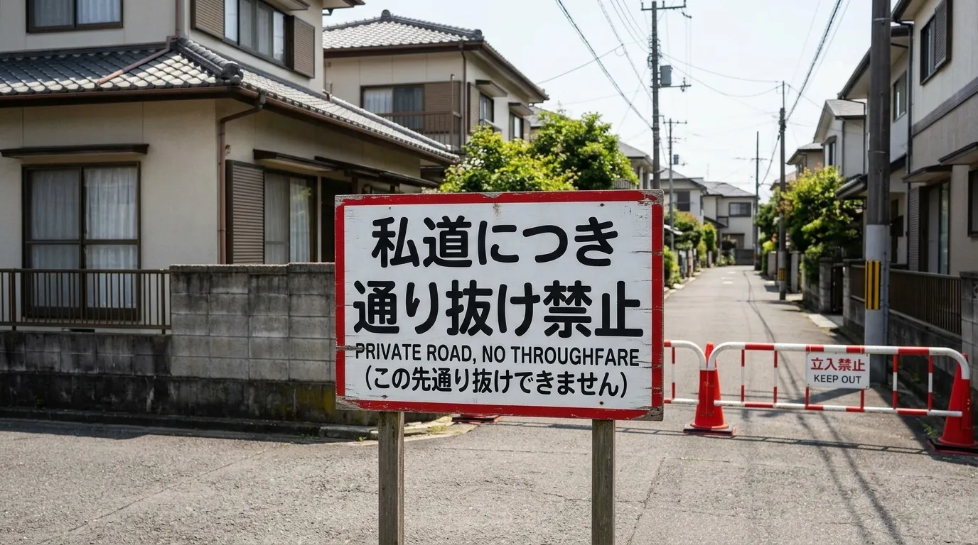 突然の「通行止め」！？住宅街の私道トラブルが軽貨物ドライバーを直撃する理由とは？